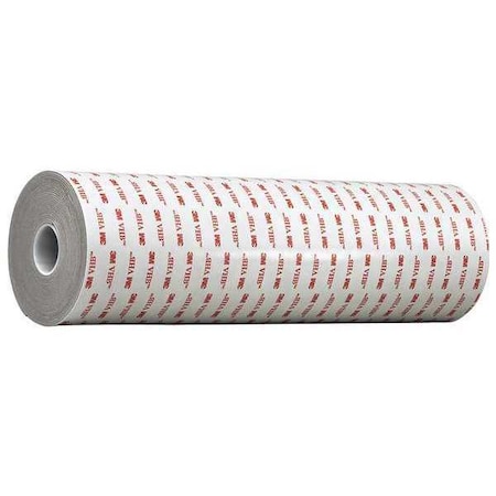 Double-Sided Foam Tape, 6 in W, 5 yd L, 1/32 in, Acrylic Foam, Double-Sided MPN:4936