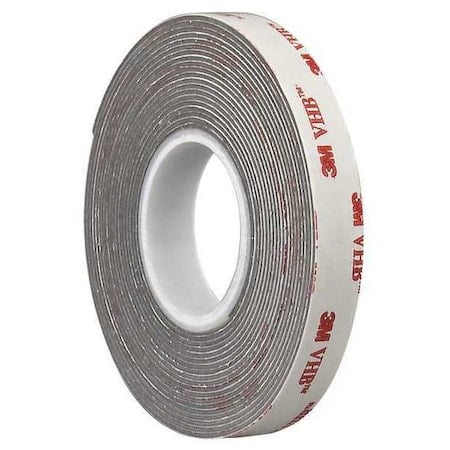 Foam Tape, Gray, 5 yd L, 3/4 in W MPN:4941