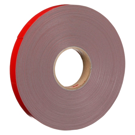 Double-Sided Foam Tape, 1 in W, 36 yd L, 1/32 in, Acrylic Foam, Double-Sided, 2 PK MPN:4941