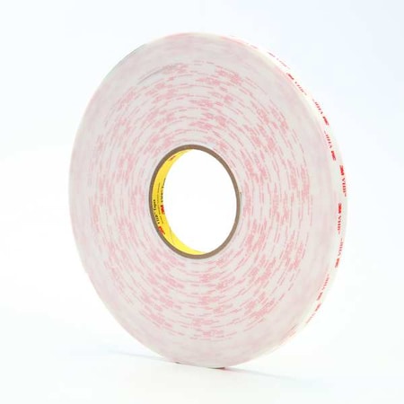 FoamTape, White, 36ydL, 1/2inW, PK18 MPN:4950