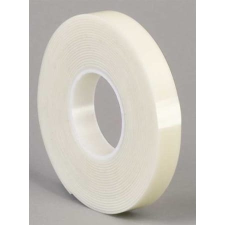 Double-Sided Foam Tape, 1 in W, 5 yd L, 1/16 in, Acrylic Foam, Double-Sided MPN:4951
