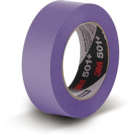 Painter's Tape, 72 mm W x 60 yd L, 7.3 mil Thick, Purple, Rubber Adhesive, 12 PK MPN:501+PL
