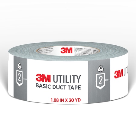 Duct Tape, Gray, 30 yd L, 1-7/8 in W MPN:50268