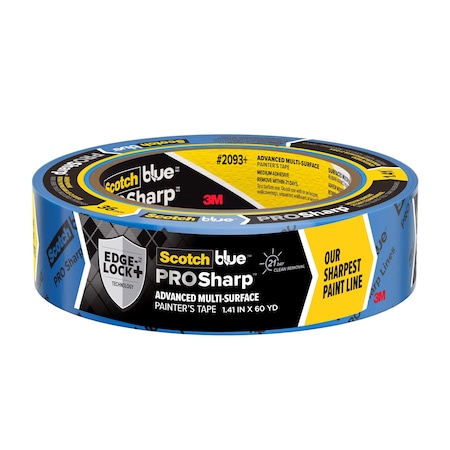 Painter'sTape, Crepe, Blu, 60ydL, 1-3/8inW MPN:50577