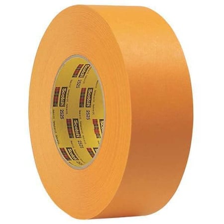 Painter's Tape, 1 7/8 in W x 60 yd L, 9.5 mil Thick, Orange, Rubber Adhesive, 24 PK MPN:55563
