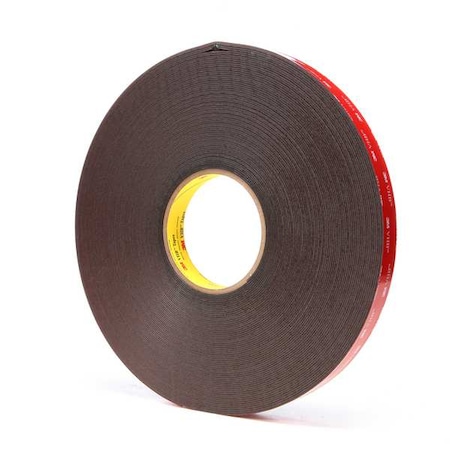 Double-Sided Foam Tape, 3/4 in W, 36 yd L, 1/16 in, Acrylic Foam, Double-Sided, 12 PK MPN:5952