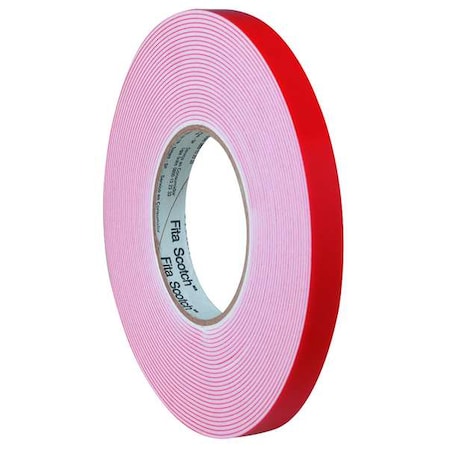 Double-Sided Foam Tape, 3/4 in W, 15 yd L, 1/16 in, Acrylic Foam, Double-Sided MPN:5952