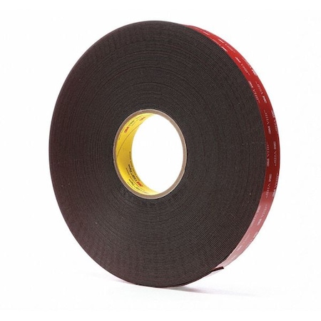Double-Sided Foam Tape, 1 in W, 36 yd L, 1/16 in, Acrylic Foam, Double-Sided, 9 PK MPN:5952