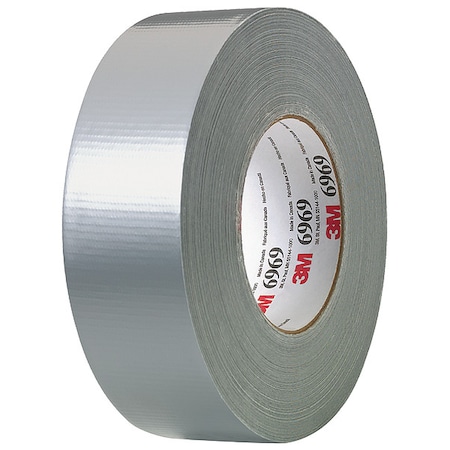 Duct Tape, Silver, 60 yd L, 2 in W MPN:6969