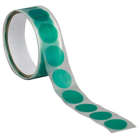 Film Tape, 7/8 in W x 3.2 mil Thick, Green, Silicone Adhesive, 250 PK MPN:8992