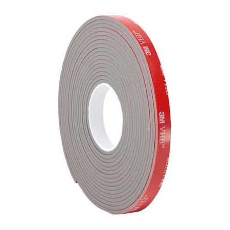 Foam Tape, Gray, 5 yd L, 1 in W MPN:GPH160GF