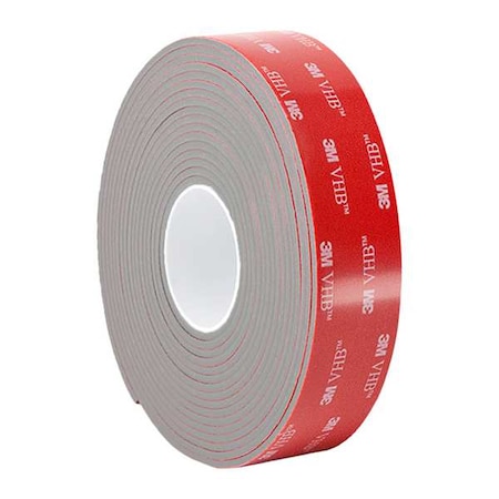 Foam Tape, Gray, 5 yd L, 2 in W MPN:GPH160GF