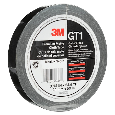 PrmMtClth(Gffers) TpGT1Blck, 24mm, PK48 MPN:GT1