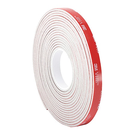 Foam Tape, White, 5 yd L, 3/4 in W MPN:LSE160WF