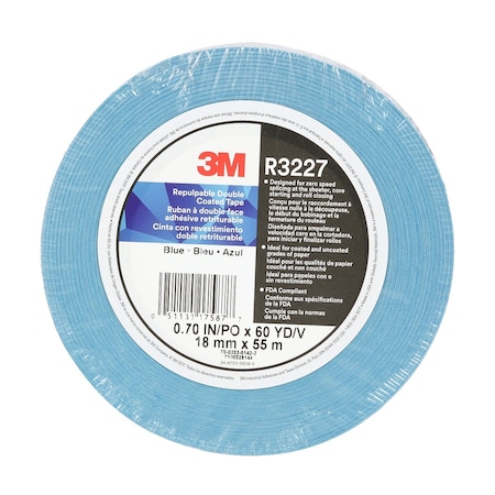 Tape, DblCoatd Repulpbl, 48mmx55, Wht, PK24 MPN:R3227