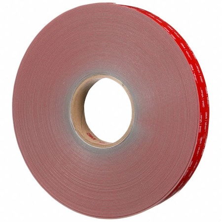 Foam Tape, Gray, 36 yd L, 1 in W, PK9 MPN:RP+040GF