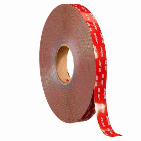 Double-Sided Foam Tape, 1/2 in W, 36 yd L, 25 mil, Acrylic Foam, Double-Sided, 18 PK MPN:RP+060GF