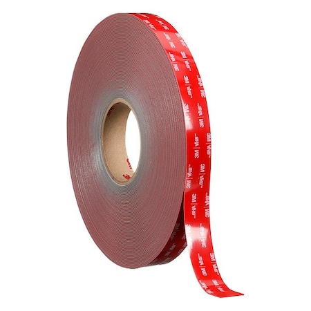 Double-Sided Foam Tape, 1/2 in W, 36 yd L, 62 mil, Acrylic Foam, Double-Sided, 18 PK MPN:RP+160GF