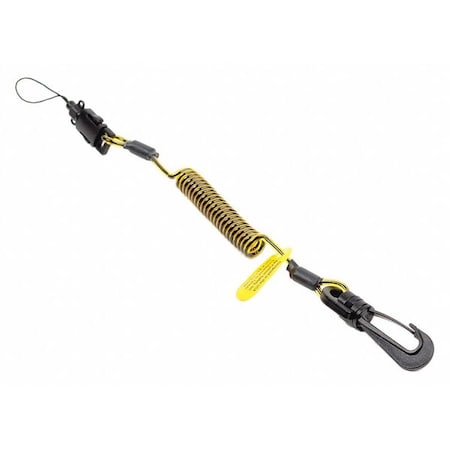 Clip Loop Coil Tether, 45/64
