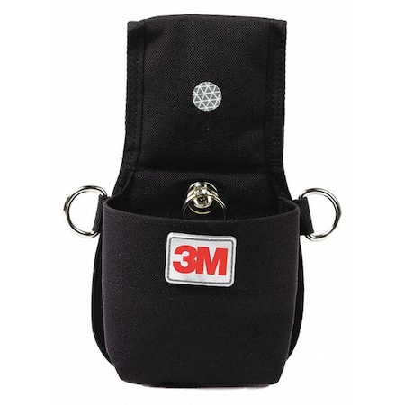 Tool Pouch, Pouch Holster with Retractor, Black, Polyester MPN:1500095