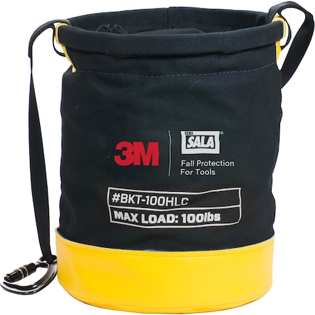 Bucket, Black, Yellow, Canvas MPN:1500133