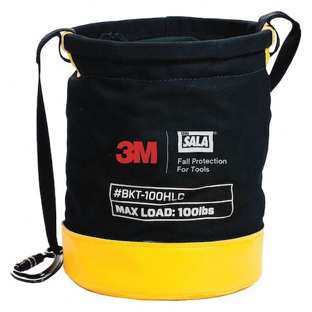 Bucket, Black, Yellow, Canvas MPN:1500134
