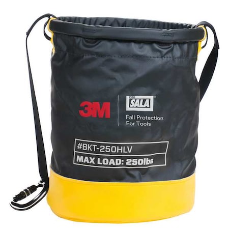 Bucket, Black, Yellow, Vinyl MPN:1500139