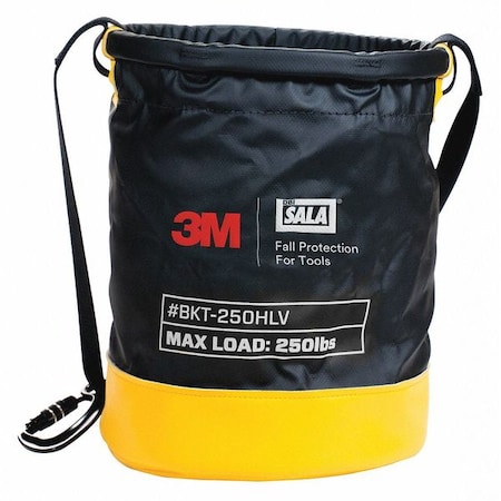 Bucket, Black, Yellow, Vinyl MPN:1500140