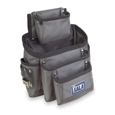 Pocket Construction Pouch, Gray/Black MPN:9504066