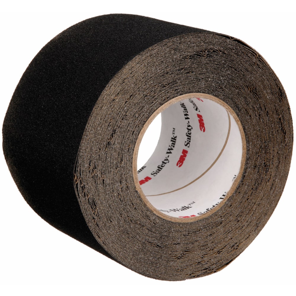3M Safety-Walk Series 610 General Purpose Slip-Resistant Tapes & Treads, 4in x 60', Black MPN:610-460