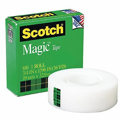 Office Tape 108 ft 3/4in 2.3mil Acetate MPN:810