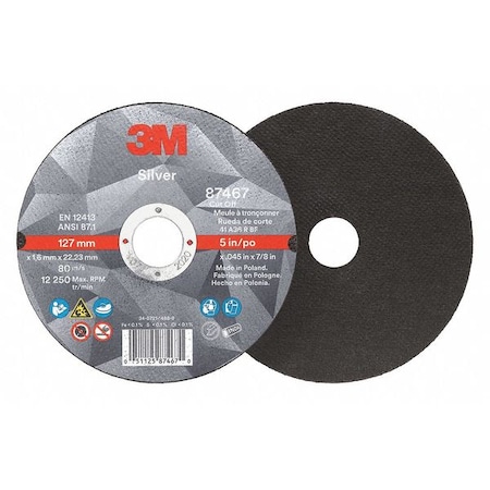 3M Silver Cut-Off Wheel MPN:7100139236
