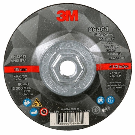 3M Cut & Grind Wheel MPN:7100245014