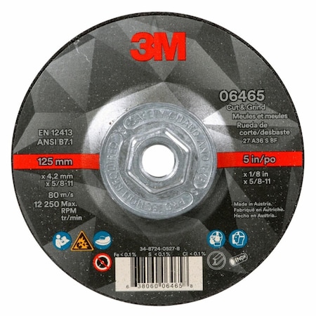 3M Cut & Grind Wheel MPN:7100245015