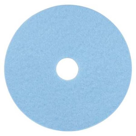 Burnishing Pad, 20 in Dia, Sky Blue, PK5 MPN:3050