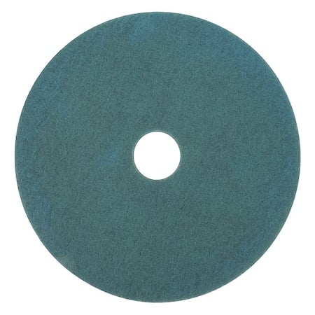 Burnishing Pad, 19 in Dia, Aqua, PK5 MPN:3100
