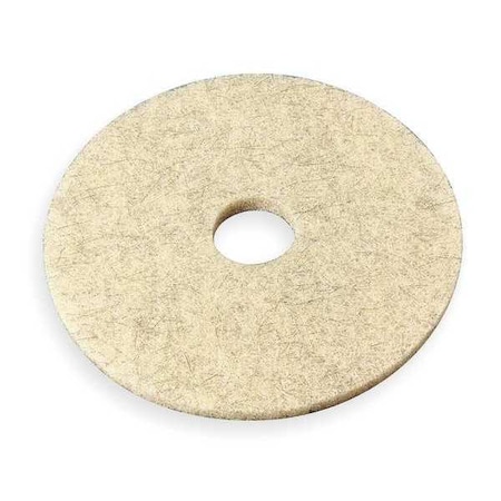 Burnishing Pad, 20 in Dia, Tan, PK5 MPN:3500