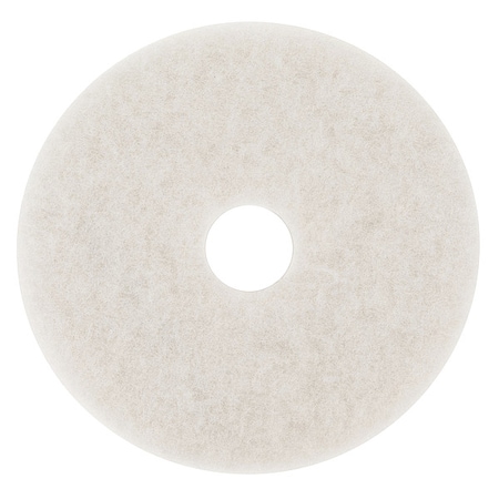 White Super Polish Pad 4100, 21 in, PK5 MPN:4100