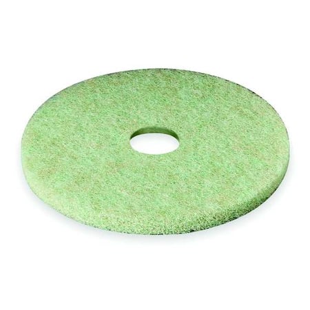 Preburnishing Pad, 17 in Dia, Green, PK5 MPN:5000