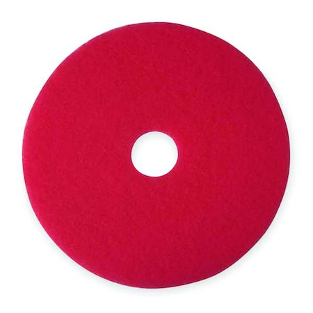 Buffing and Cleaning Pad, 17 In, Red, PK5 MPN:5100