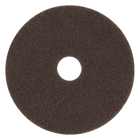 Brown Stripper Pad 7100, 12 in, PK5 MPN:7100
