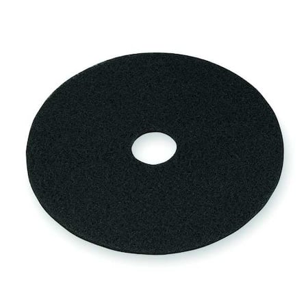 Stripping Pad, Stripping, Black, 16 in Dia, Polyester, 5 PK MPN:7200