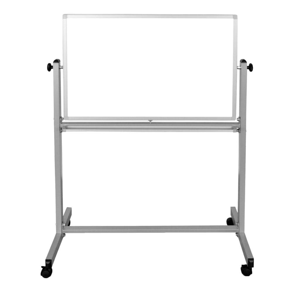 Luxor Magnetic Dry-Erase Whiteboard, 39in x 53 1/2in, Aluminum Frame With Silver Finish MPN:MB3624WW