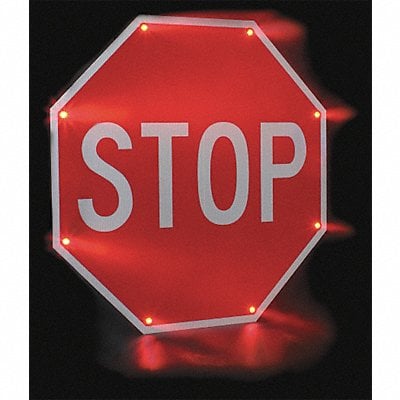 LED Stop Sign Stop Aluminum 30 x 30 MPN:2180-00203