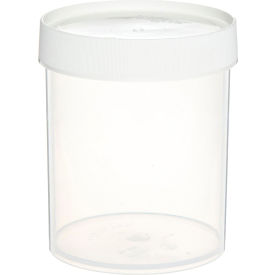 Thermo Scientific Nalgene™ Wide-Mouth Straight-Sided PPCO Jars with Closure 250mL Case of 36 2118-0008