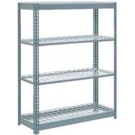 GoVets 4 Shelf Standard Duty Boltless Shelving Starter 48