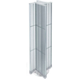 Global Approved 700460-CLR Pinwheel Pegboard Display W/RB 13.5