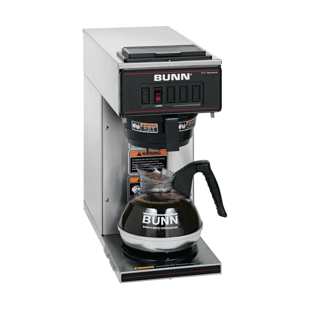 Bunn 12-Cup Pourover Brewer, Stainless Steel MPN:13300.0001