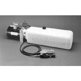 Buyers Electric 3-Way Release Valve DC Power Unit PU319LR 1.87 Gal Poly Reservoir .375