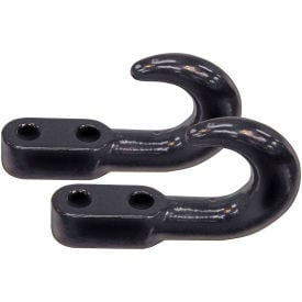 Buyers Products Black Drop Forged Light-Duty Tow Hooks 2 Pack - B2799B B2799B